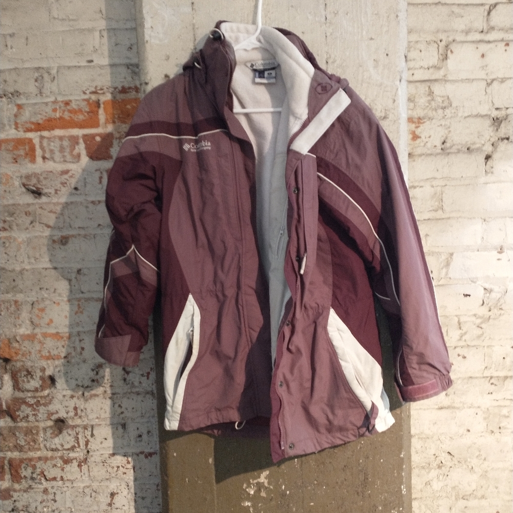 Columbia jacket with removable liner jacket